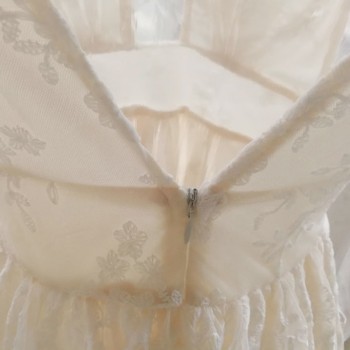 White Perspective Lace V-neck Sequin Floor-Length Maxi Dress Open back Long Dress 